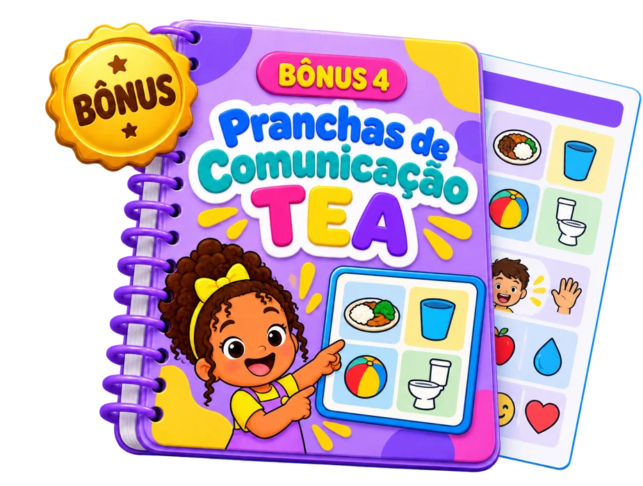Capa do bônus 4: Pranchas de Comunicação TEA